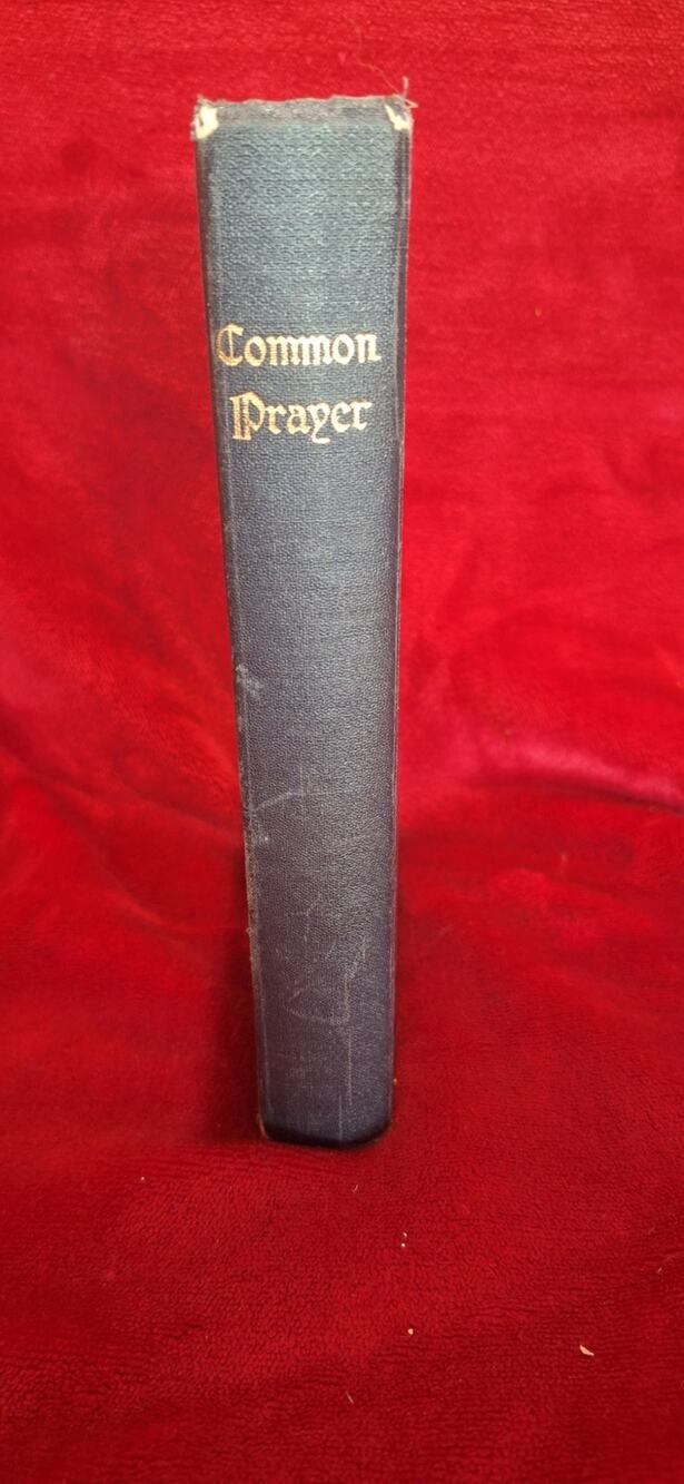 The Book of Common Prayer- Episcopal church 1945 w/ inscription dated 1961